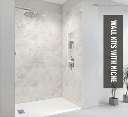 Shower Kits ---Medium Wall Panel Size